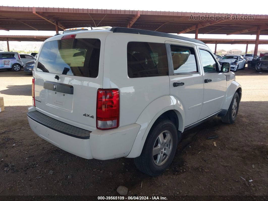 2008 Dodge Nitro Sxt White vin: 1D8GU28K98W275168