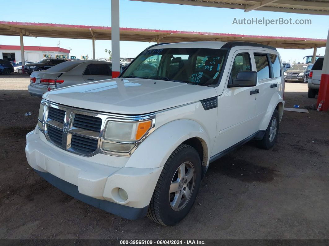 2008 Dodge Nitro Sxt White vin: 1D8GU28K98W275168