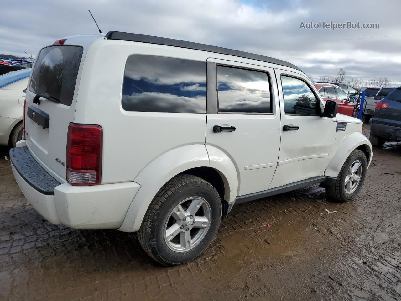 2008 Dodge Nitro Sxt White vin: 1D8GU28KX8W229266