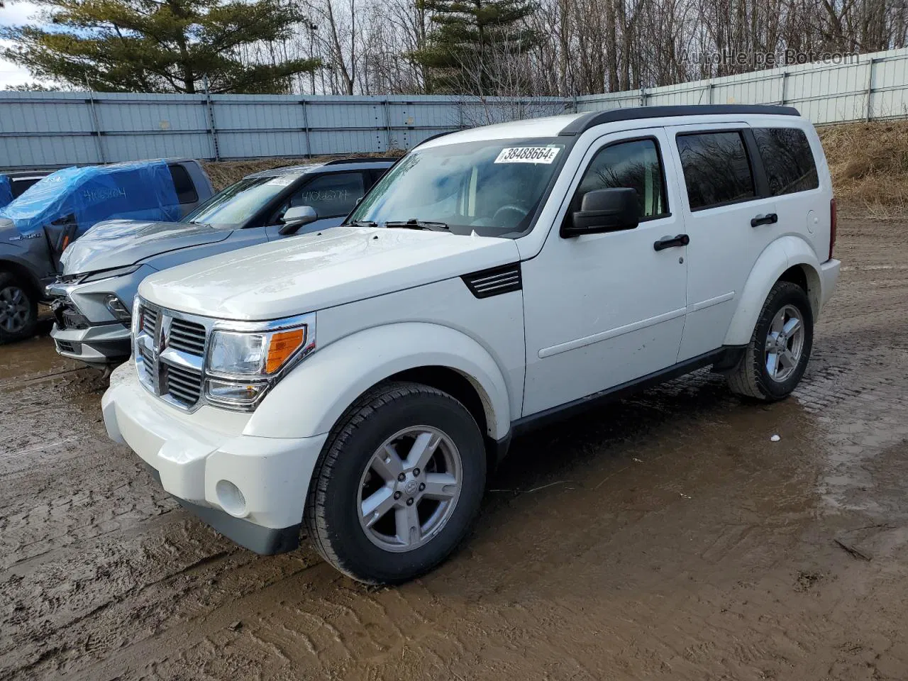 2008 Dodge Nitro Sxt White vin: 1D8GU28KX8W229266