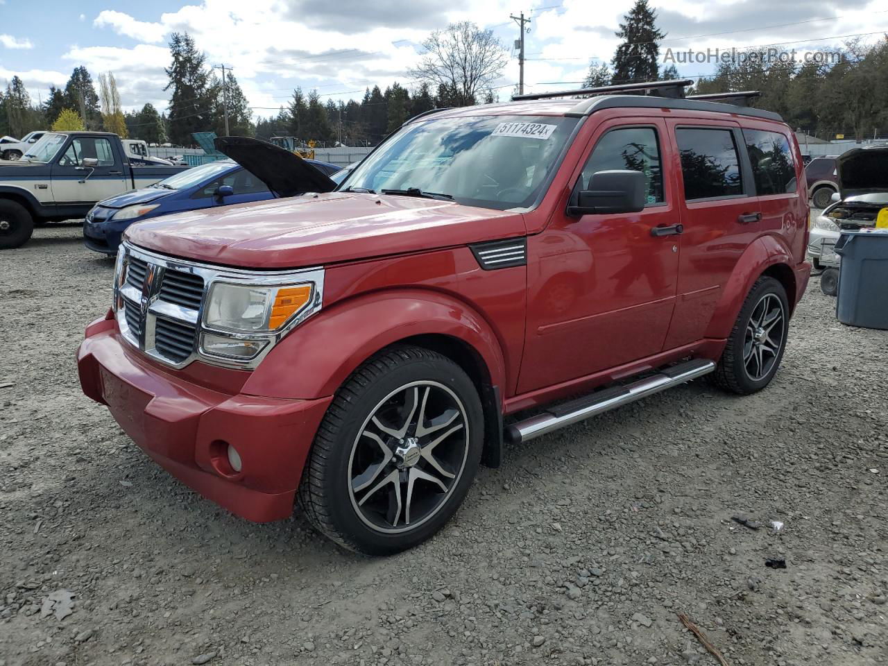 2008 Dodge Nitro R/t Red vin: 1D8GU58648W102386