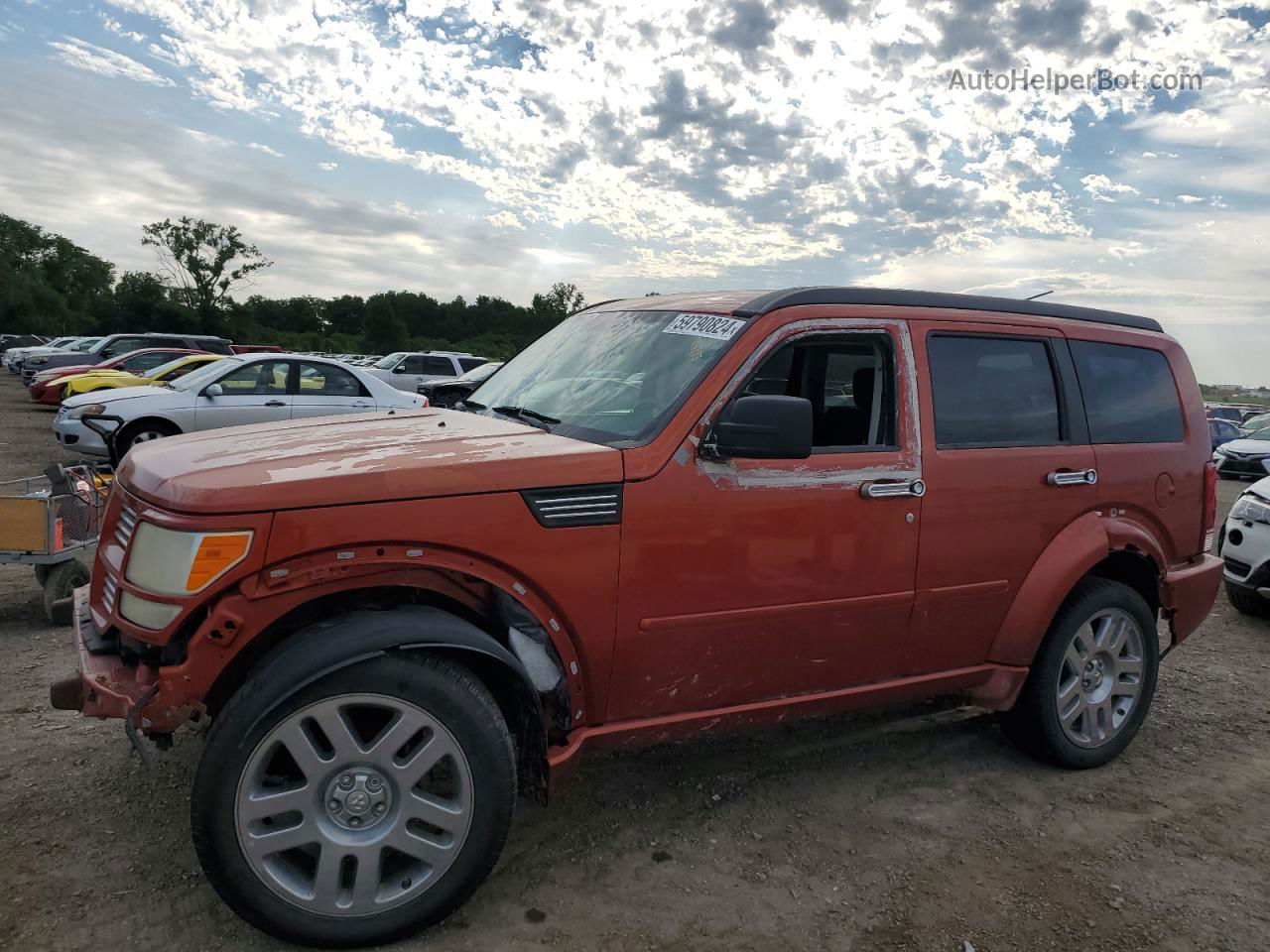 2008 Dodge Nitro R/t Orange vin: 1D8GU58648W136957