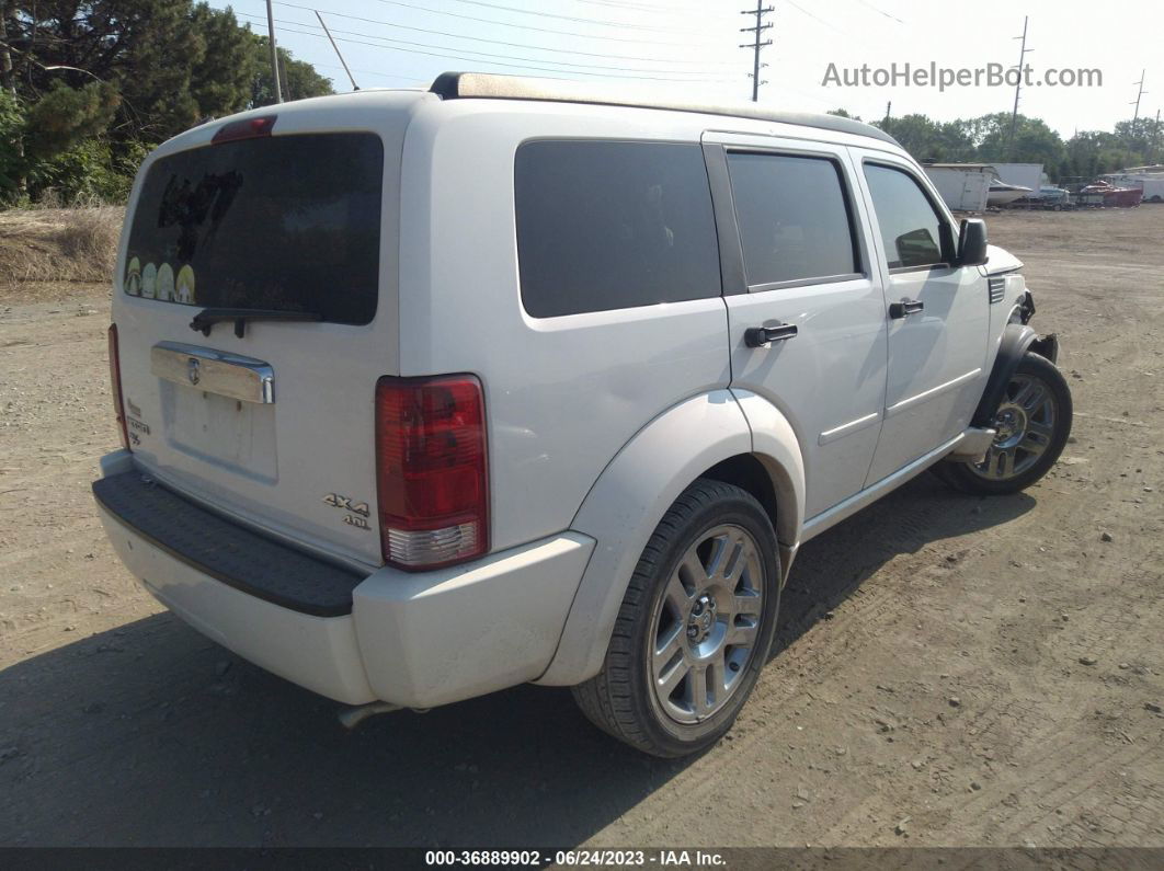 2008 Dodge Nitro Slt White vin: 1D8GU58658W122677