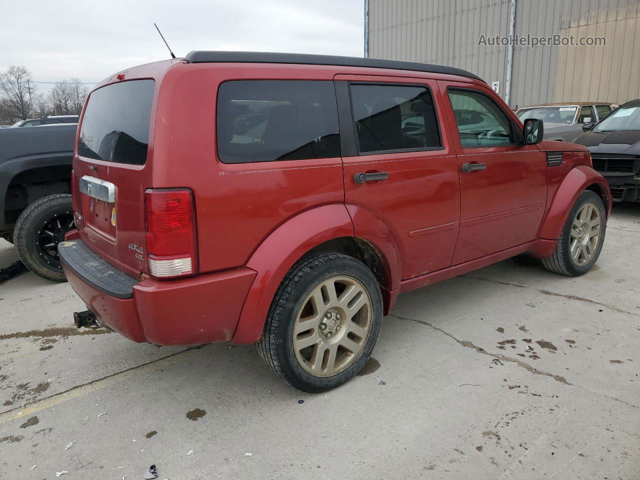 2008 Dodge Nitro R/t Красный vin: 1D8GU58688W115089