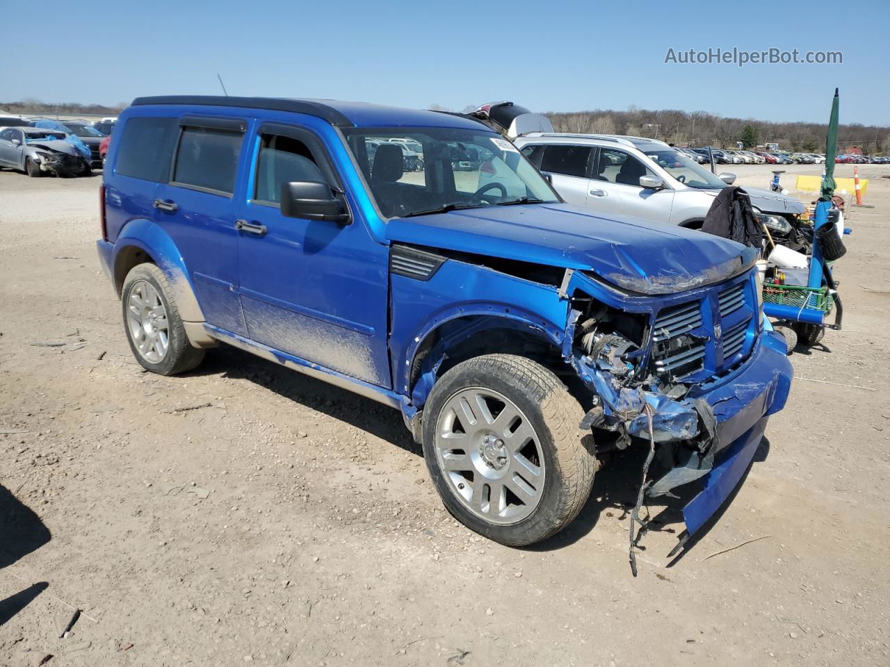 2008 Dodge Nitro R/t Blue vin: 1D8GU58688W136959