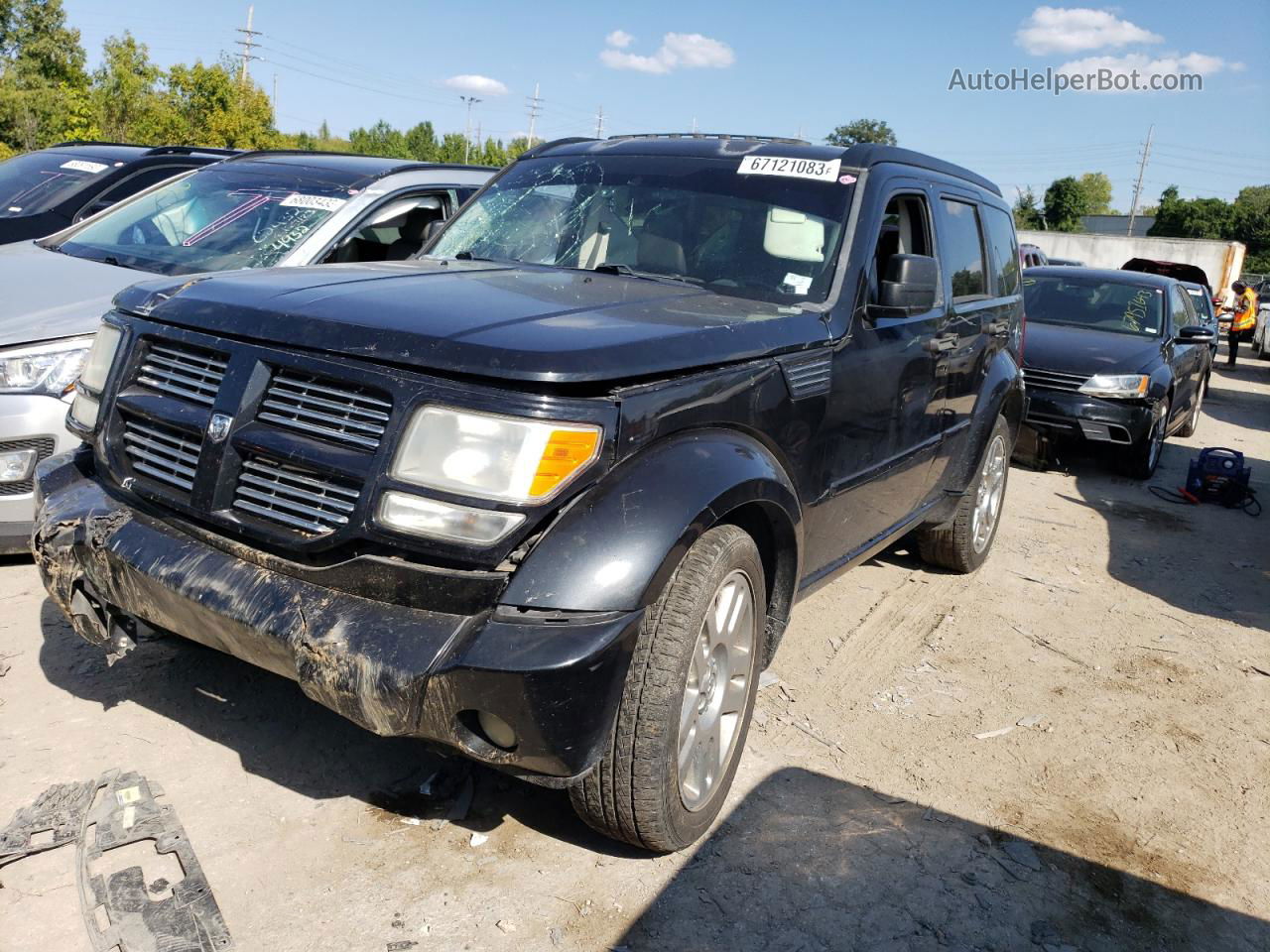 2008 Dodge Nitro R/t Black vin: 1D8GU586X8W241177