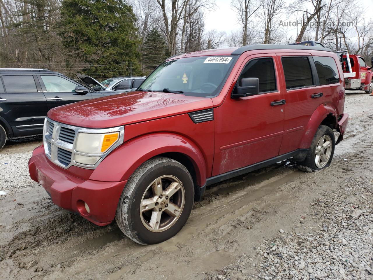 2008 Dodge Nitro Slt Красный vin: 1D8GU58K08W101734