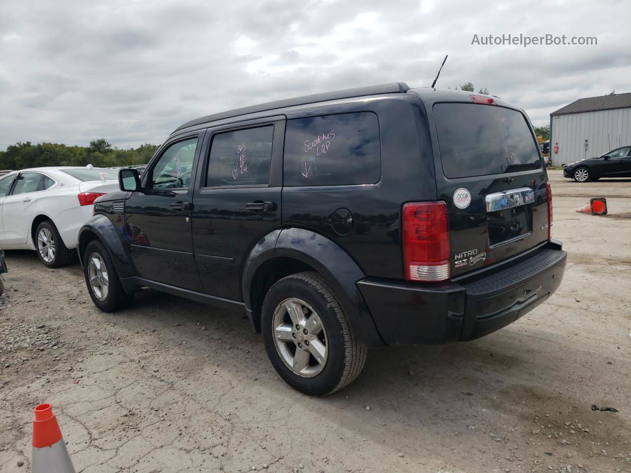 2008 Dodge Nitro Slt Black vin: 1D8GU58K38W203934