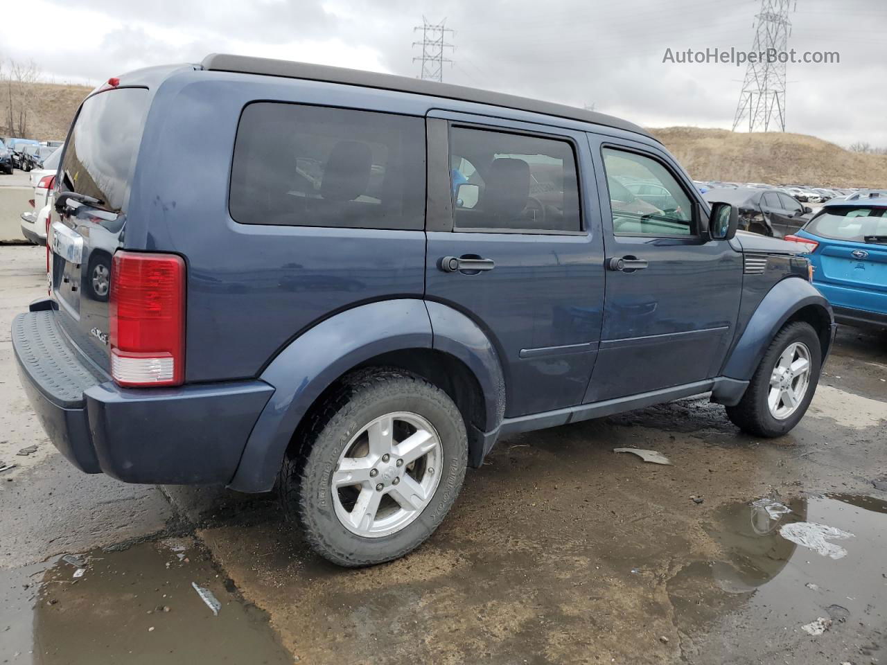 2008 Dodge Nitro Slt Синий vin: 1D8GU58K48W202632