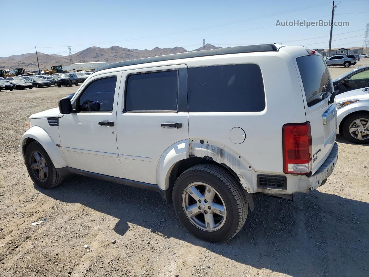 2008 Dodge Nitro Slt Белый vin: 1D8GU58K48W238577