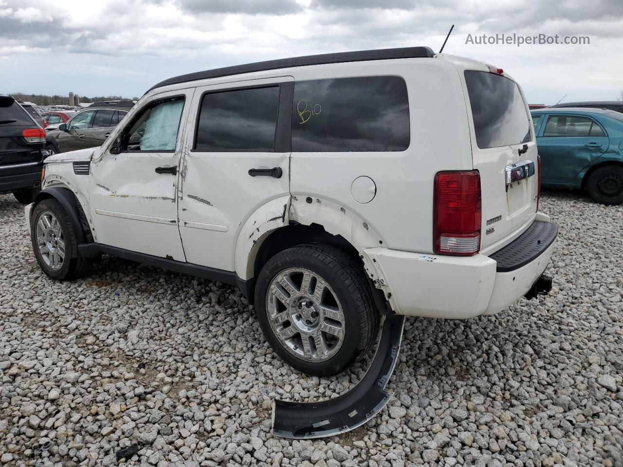 2008 Dodge Nitro Slt White vin: 1D8GU58K58W140366