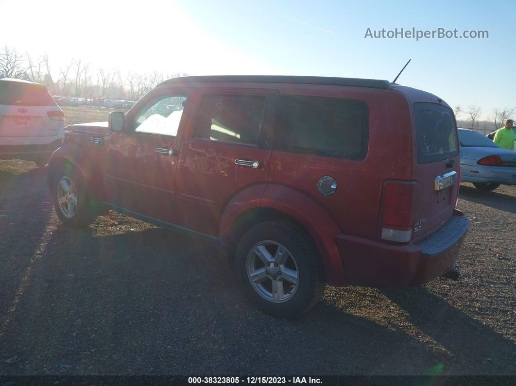 2008 Dodge Nitro Slt/rt Red vin: 1D8GU58K78W231137