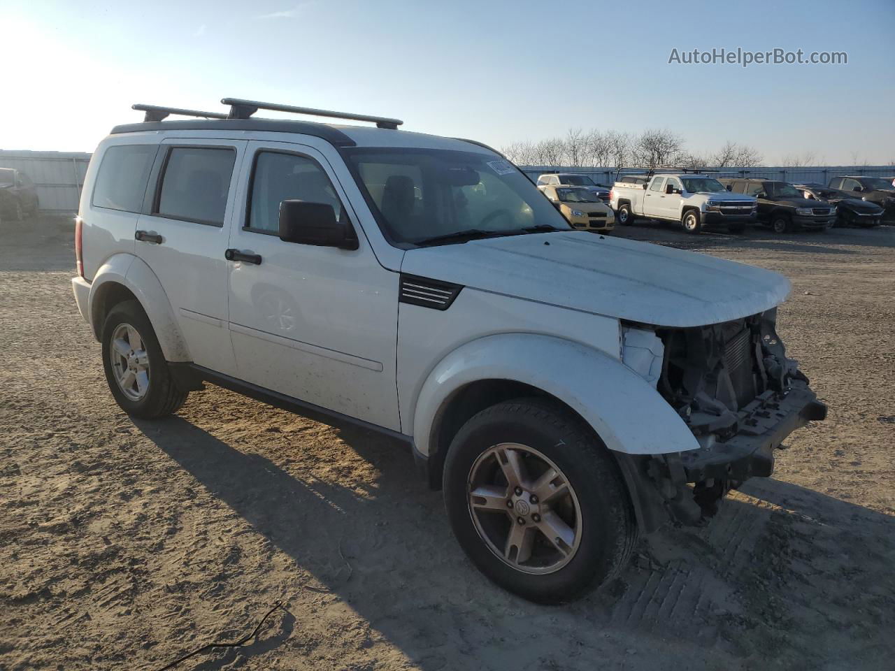 2008 Dodge Nitro Slt White vin: 1D8GU58K88W214699