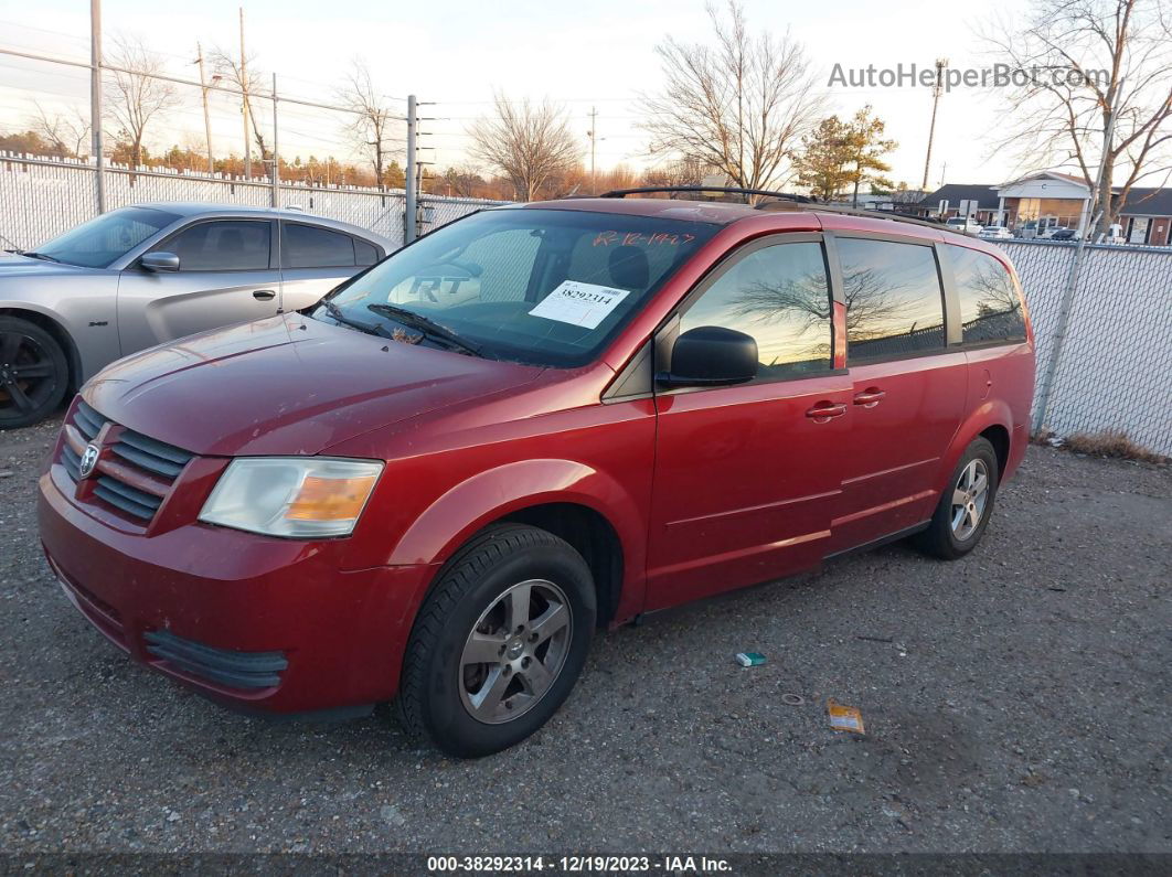 2009 Dodge Grand Caravan Se Бордовый vin: 1D8HN44E19B511219