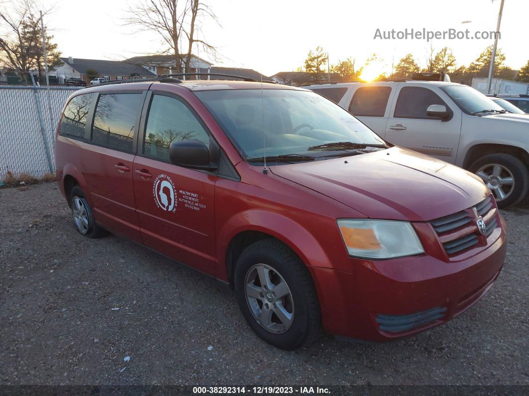 2009 Dodge Grand Caravan Se Бордовый vin: 1D8HN44E19B511219