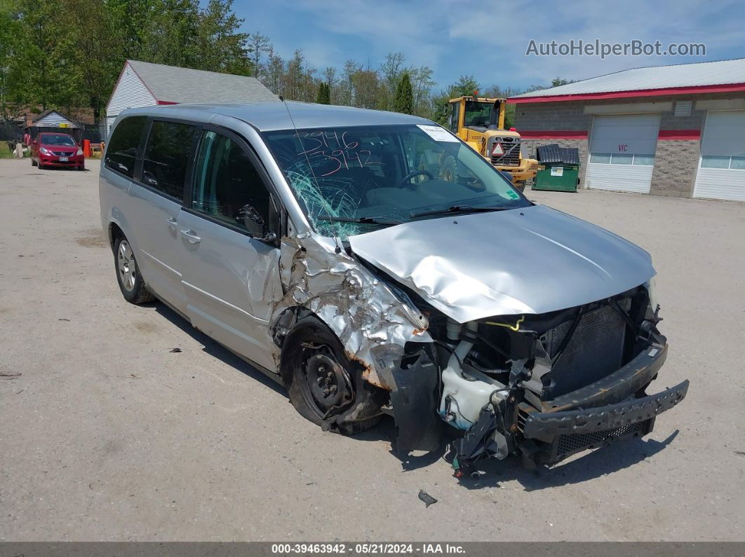 2009 Dodge Grand Caravan Se Silver vin: 1D8HN44E19B512242