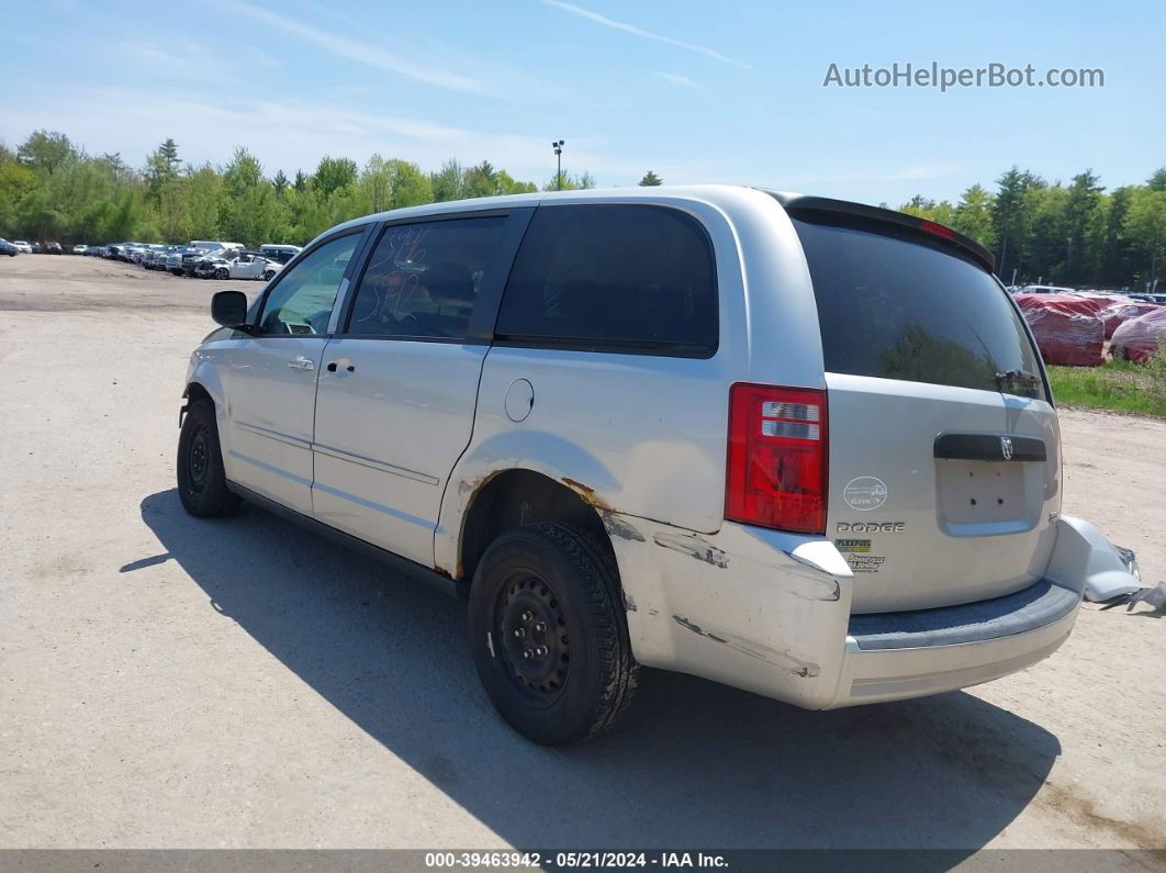 2009 Dodge Grand Caravan Se Silver vin: 1D8HN44E19B512242