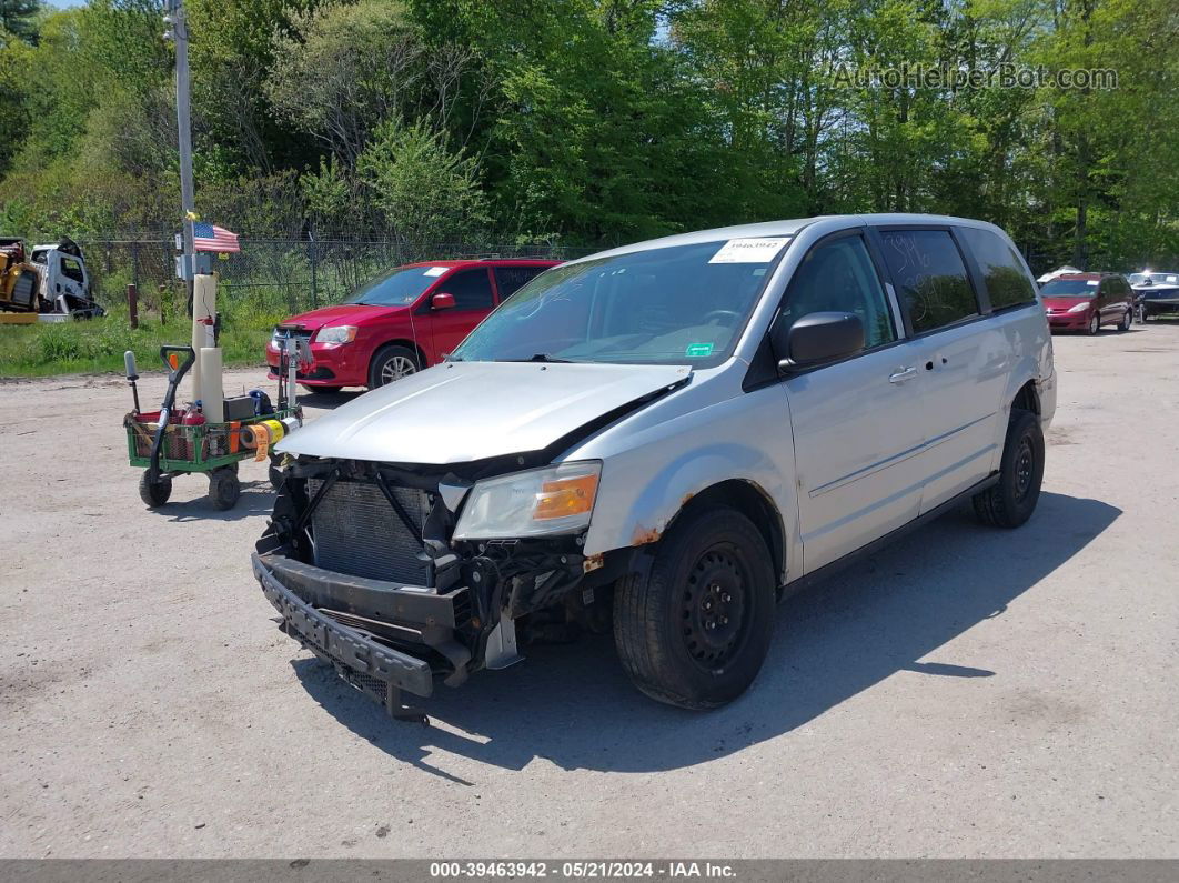 2009 Dodge Grand Caravan Se Silver vin: 1D8HN44E19B512242