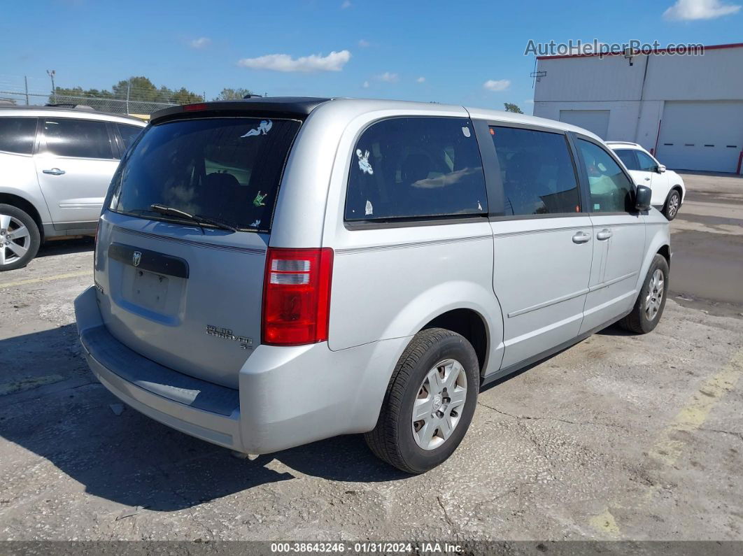 2009 Dodge Grand Caravan Se Серебряный vin: 1D8HN44E39B515496