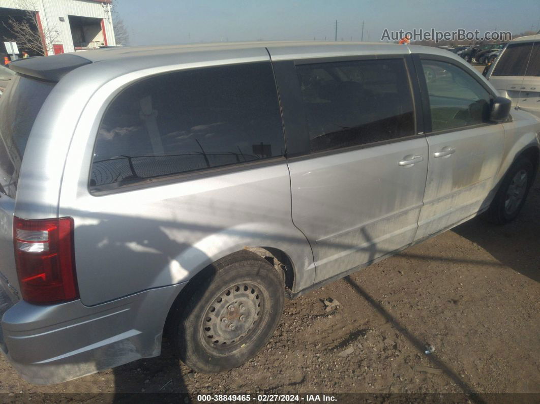 2009 Dodge Grand Caravan Se Silver vin: 1D8HN44E49B505771