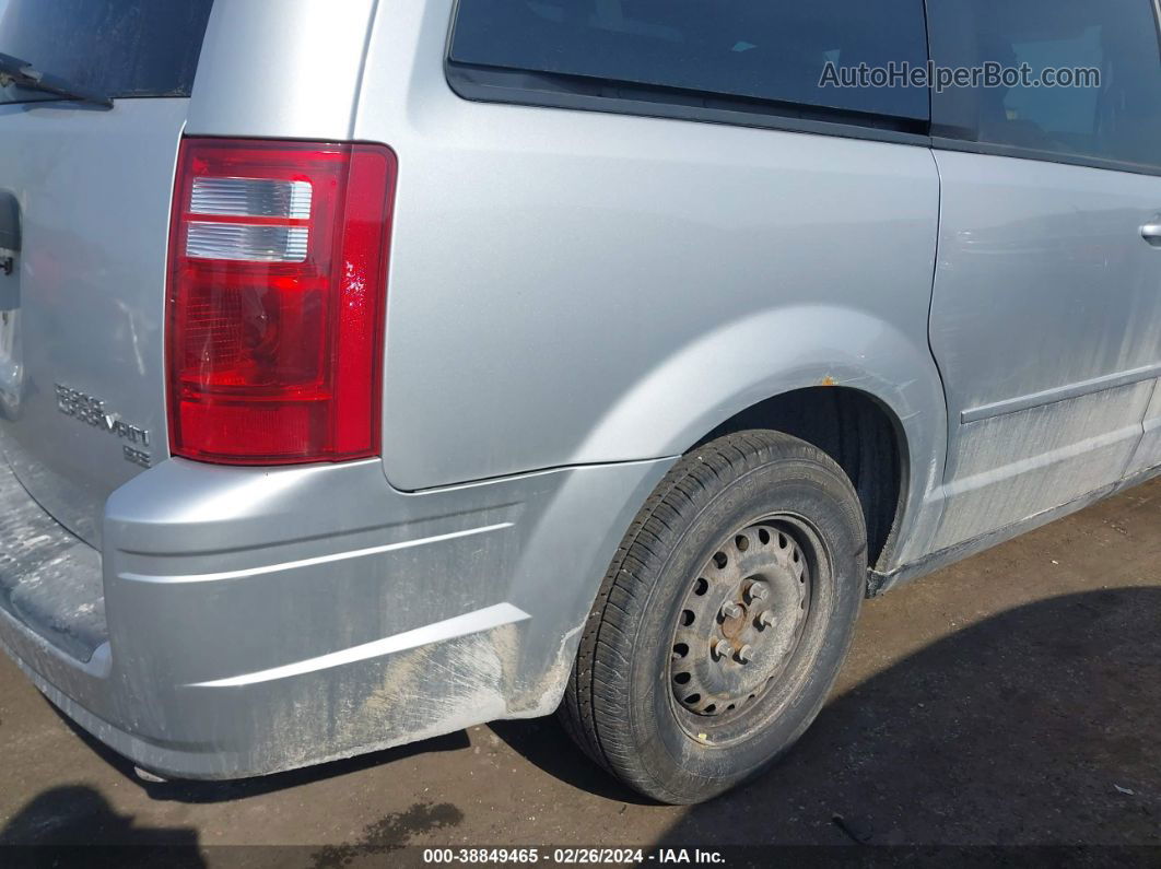 2009 Dodge Grand Caravan Se Silver vin: 1D8HN44E49B505771