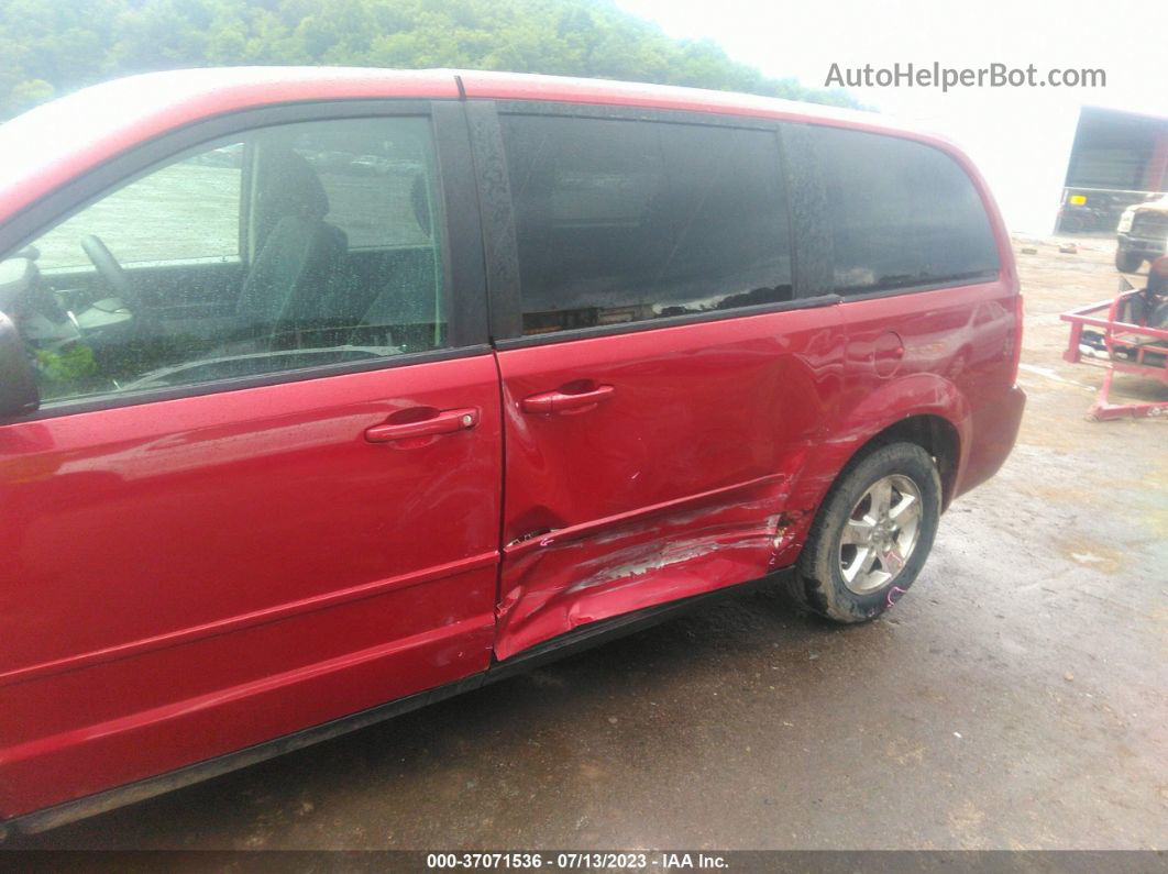 2009 Dodge Grand Caravan Se Red vin: 1D8HN44E59B520103