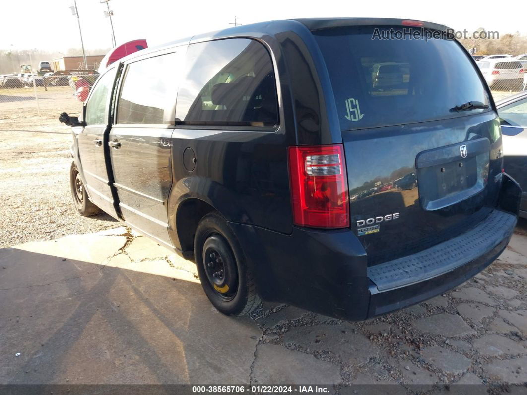 2009 Dodge Grand Caravan Se Black vin: 1D8HN44E69B512236