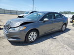 2014 Ford Fusion S Gray vin: 1FA6P0G70E5374973