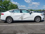 2015 Ford Fusion S White vin: 1FA6P0G70F5100643