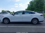 2015 Ford Fusion S White vin: 1FA6P0G70F5100643