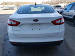 2014 Ford Fusion S White vin: 1FA6P0G71E5387361