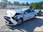 2014 Ford Fusion S White vin: 1FA6P0G71E5406250