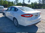 2014 Ford Fusion S White vin: 1FA6P0G71E5406250