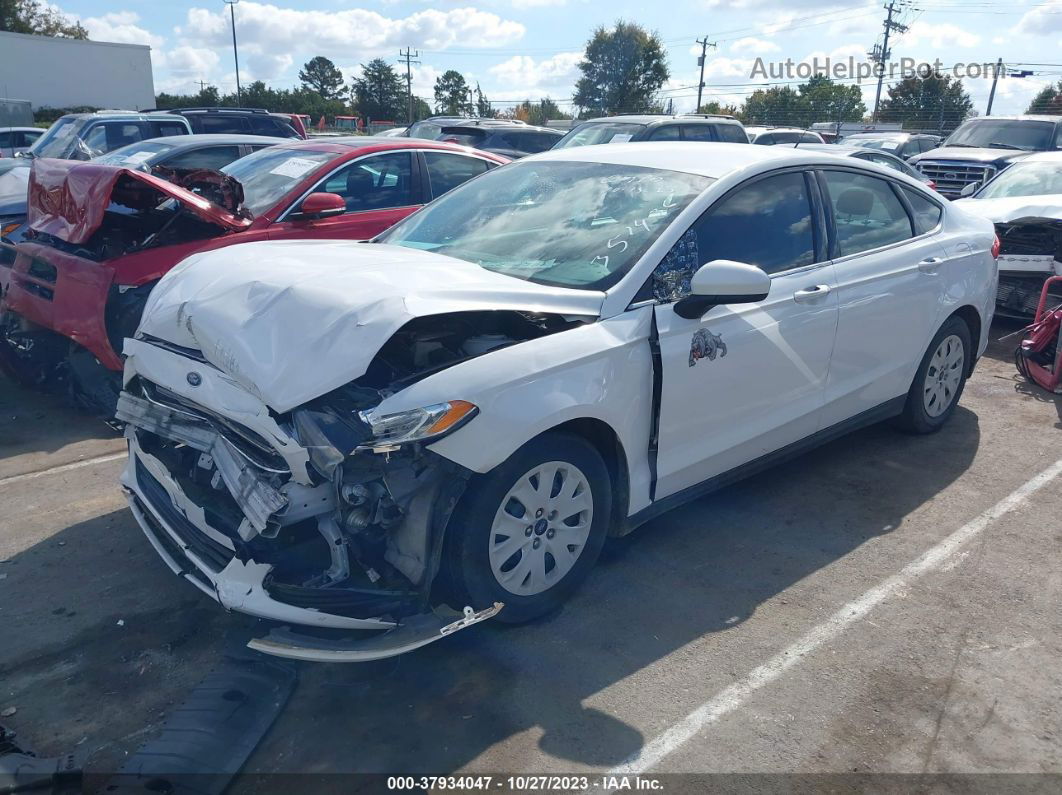 2014 Ford Fusion S Silver vin: 1FA6P0G72E5351436