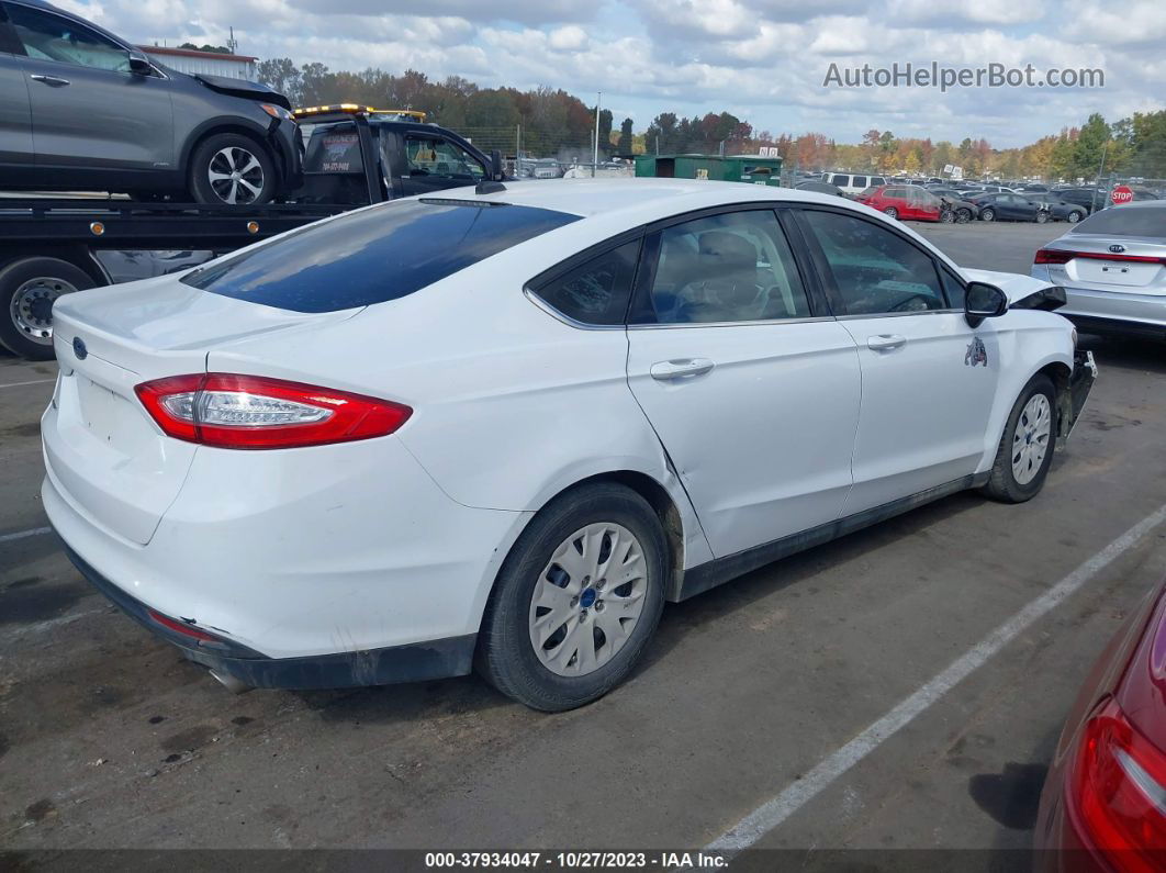 2014 Ford Fusion S Silver vin: 1FA6P0G72E5351436