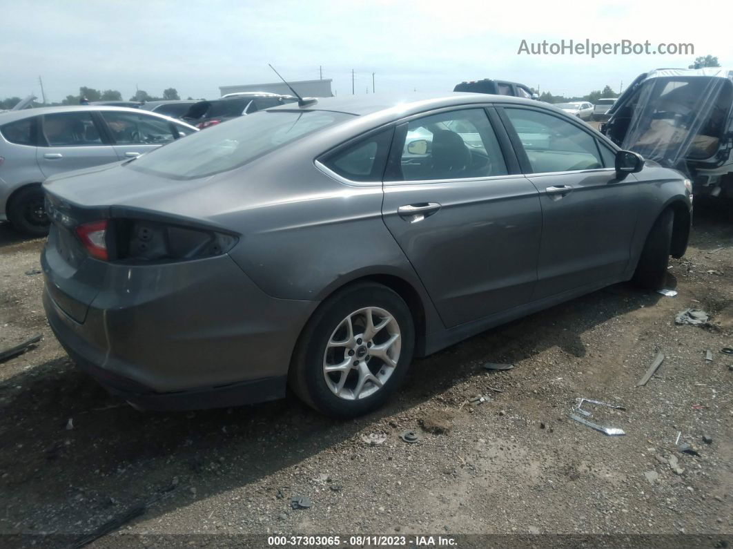 2014 Ford Fusion S Gray vin: 1FA6P0G73E5363854