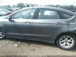 2014 Ford Fusion S Gray vin: 1FA6P0G73E5363854