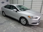 2014 Ford Fusion S Silver vin: 1FA6P0G73E5364423