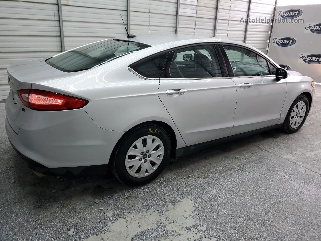 2014 Ford Fusion S Silver vin: 1FA6P0G73E5364423