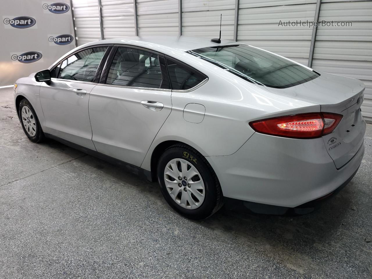 2014 Ford Fusion S Silver vin: 1FA6P0G73E5364423