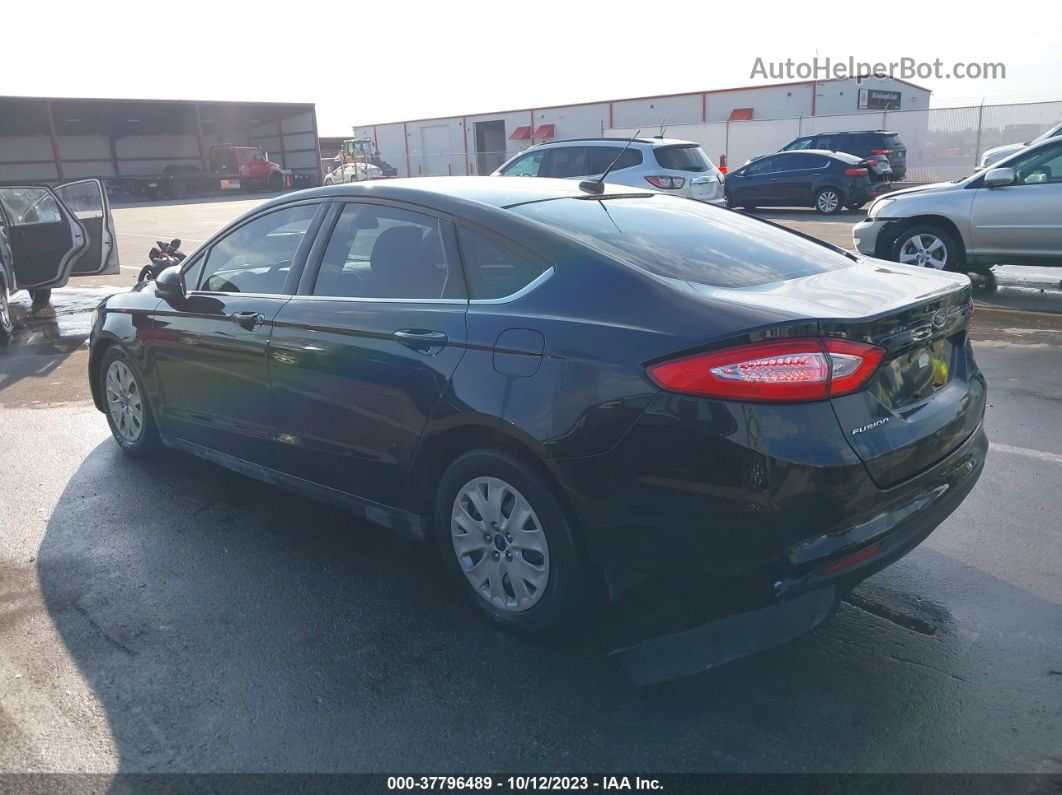 2014 Ford Fusion S Black vin: 1FA6P0G73E5404841