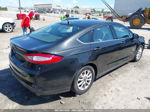 2015 Ford Fusion S Black vin: 1FA6P0G73F5111023