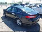 2015 Ford Fusion S Black vin: 1FA6P0G73F5111023