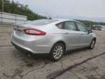 2015 Ford Fusion S Silver vin: 1FA6P0G73F5111278