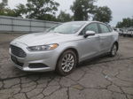 2015 Ford Fusion S Silver vin: 1FA6P0G73F5111278