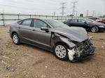 2014 Ford Fusion S Gray vin: 1FA6P0G74E5359750