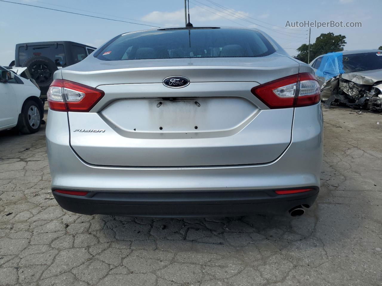 2016 Ford Fusion S Серебряный vin: 1FA6P0G74G5103269