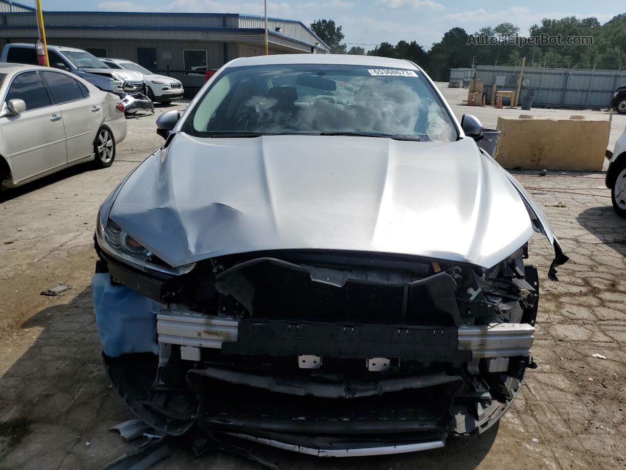 2016 Ford Fusion S Серебряный vin: 1FA6P0G74G5103269