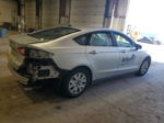 2014 Ford Fusion S Silver vin: 1FA6P0G76E5398078