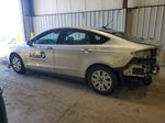 2014 Ford Fusion S Silver vin: 1FA6P0G76E5398078